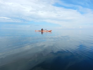 Missä menee meren ja taivaan raja.