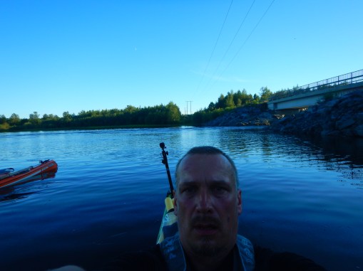 Selfie Torniossa kun homma oli ohi.