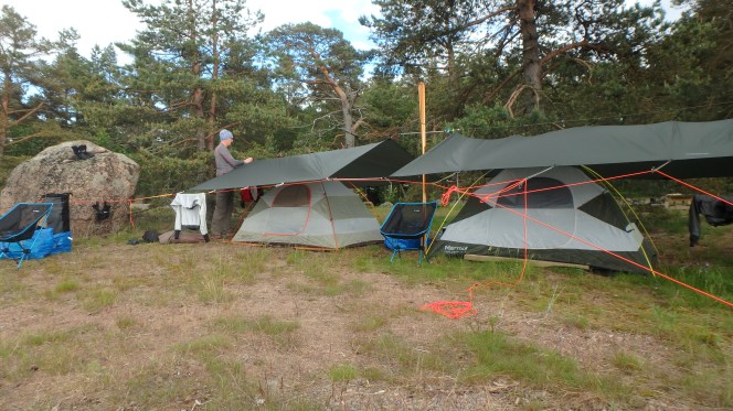 Suur-Pisin leiripaikassa päästiin testaamaan ensimmäisen kerran tuoleja.