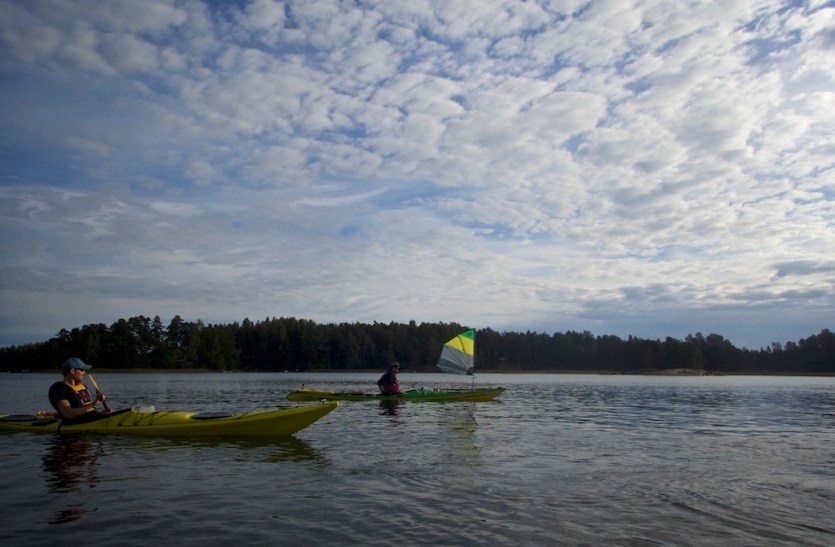 Matka sujuu mukavassa säätilassa (kuva Matti Kautonen)
